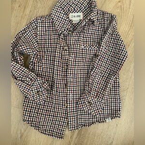 Me & Henry Button Down plaid